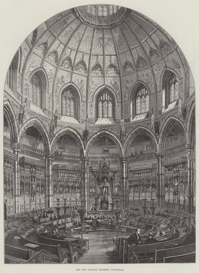 La nueva sala del consejo, Guildhall de Frank Watkins